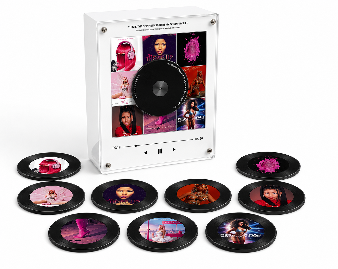 Echo Vinyl Music Box
