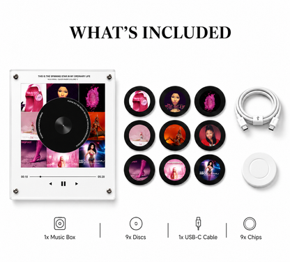 Echo Vinyl Music Box